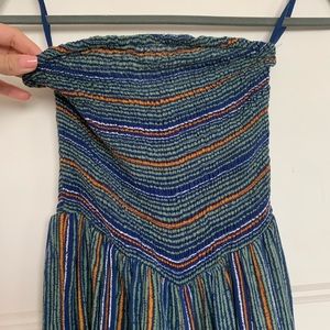 Urban Outfitters Printed Tube Jumpsuit